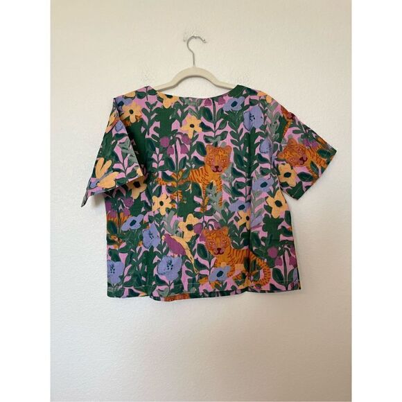 ModCloth Princess Highway Tiger Hideaway Top NEW - Picture 5 of 8